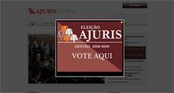 Desktop Screenshot of ajuris.org.br