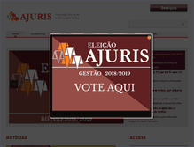 Tablet Screenshot of ajuris.org.br